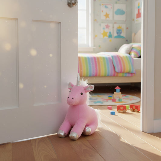 Pink Unicorn Door Stop