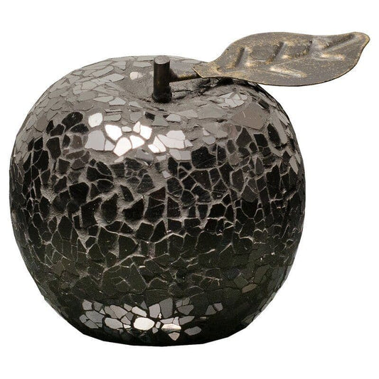 Mosaic Glass Apples With Leaf - Various Colours