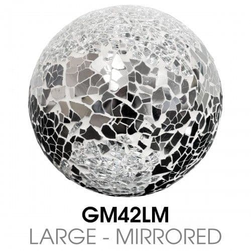 Mosaic Glass Balls - Various Colours