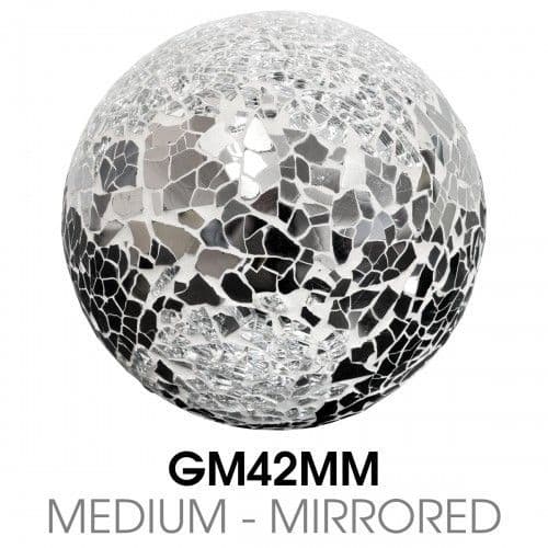 Mosaic Glass Balls - Various Colours