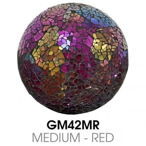 Mosaic Glass Balls - Various Colours