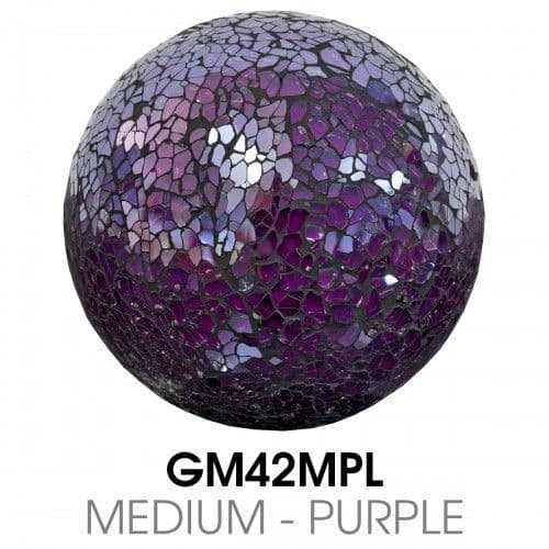 Mosaic Glass Balls - Various Colours