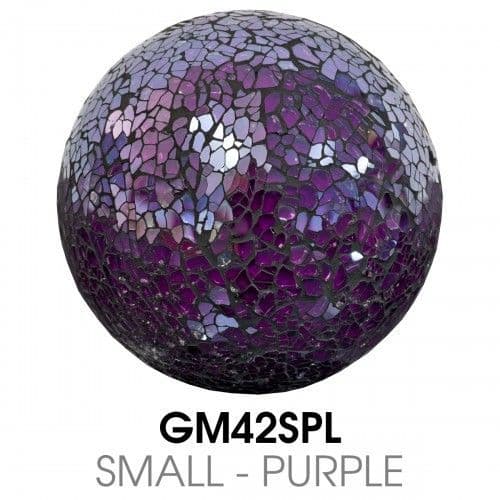 Mosaic Glass Balls - Various Colours