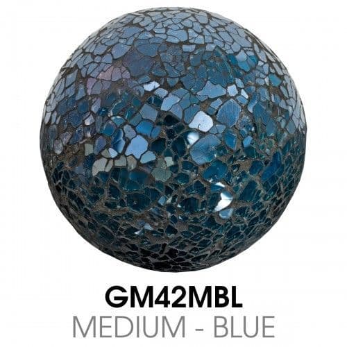 Mosaic Glass Balls - Various Colours