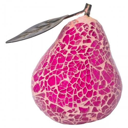 Mosaic Glass Pear - Various colours