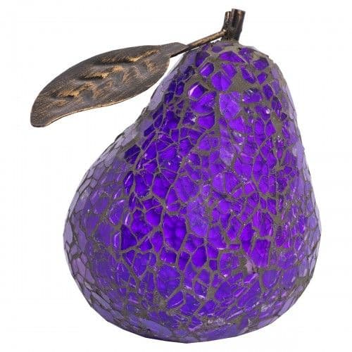 Mosaic Glass Pear - Various colours