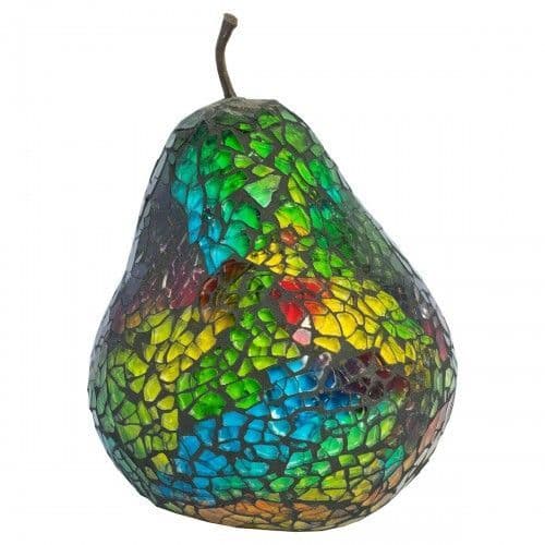 Mosaic Glass Pear - Various colours