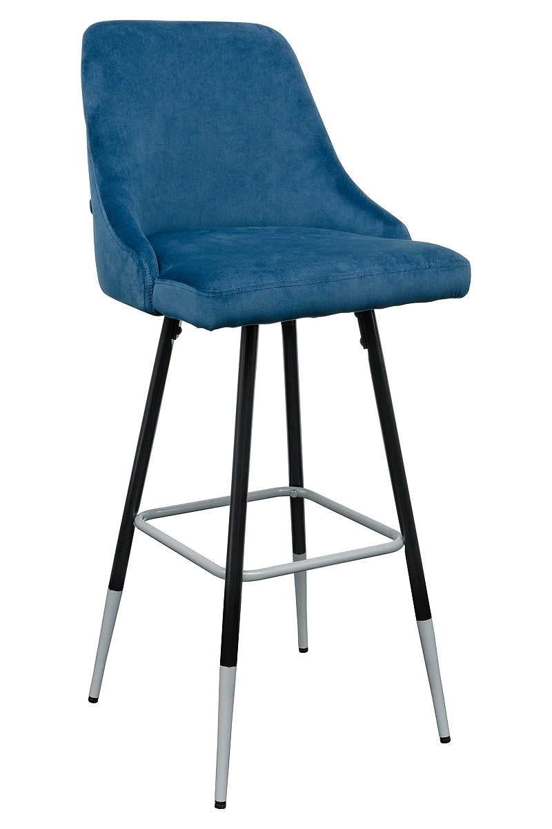 Fiona Soft Velour Bar Stool - Various Colours