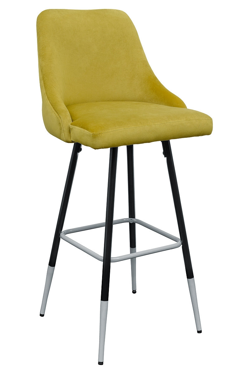 Fiona Soft Velour Bar Stool - Various Colours