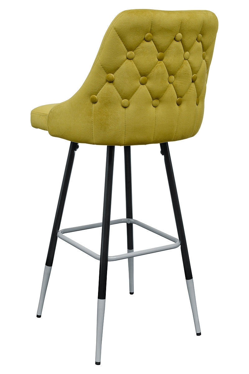 Fiona Soft Velour Bar Stool - Various Colours