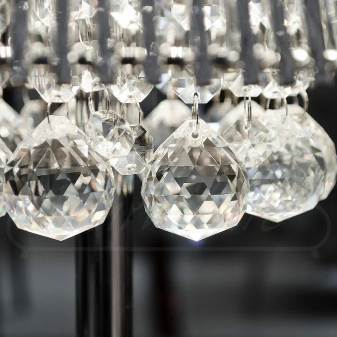 Silver Tube Floor Lamp