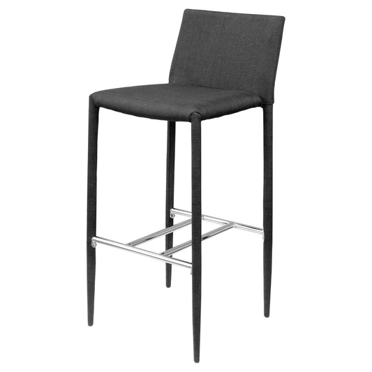 Selina Stackable Bar Stool - Black